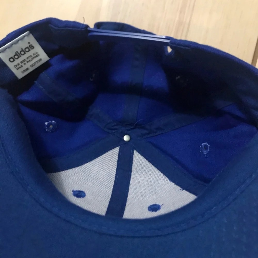 Vintage 90s DS‎ Adidas Spell Out Snapback Logo